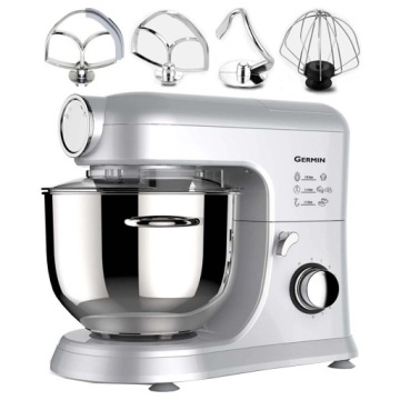 Kuchyňský robot planetární mixér Berlinger| Výkonný 1500W 5,5L 4 míchadla