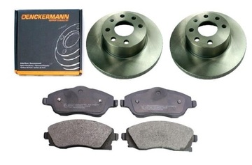 TARCZE KLOCKI OPEL CORSA C PRZÓD 240MM KPL PEŁNE
