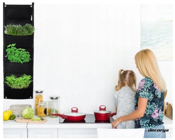 ПОДВЕСНОЙ ОРГАНАЙЗЕР ЦВЕТОЧНЫЙ ГОРШОК ДЛЯ ЦВЕТОВ, ТРАВ, РАСТЕНИЙ