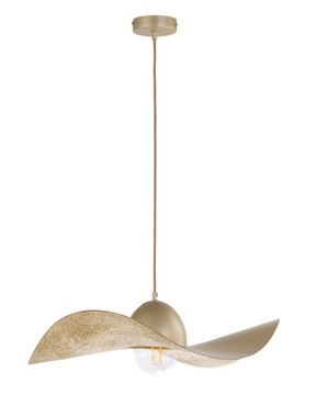 SIGMA Nowoczesna lampa LED Kapello M złoty ? 55cm lampa wisząca LED
