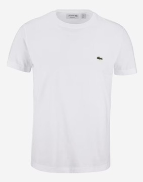 T-shirt koszulka męska okrągły dekolt Lacoste rozmiar L 100% bawełna