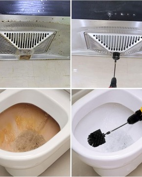 6 ЧИСТЯЩИХ ЩЕТОК ДЛЯ ДРЕЛ И ОТВЕРТОК, ПРОЧНЫЕ ЧЕРНЫЕ ПОДУШКИ