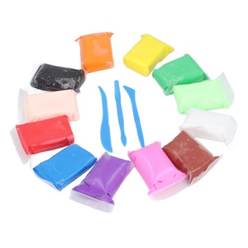 zr-FOAM POLYMER CLAY STIMULATING CREATIVITY FOAM 12 PCS