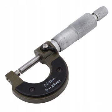 MIKROMETRY 0-25mm/0.01mm ZESTAW MIKROMETR BOX
