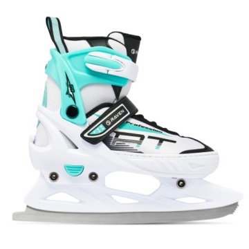Роликовые коньки Фигурные коньки 2в1 Регулируемые RAVEN Profession White/Mint 38-42