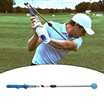 Składany kij do rozgrzewki Teleskopowy przyrząd treningowy Blue Grip Argent