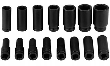 НАБОР УДАРНЫХ ГОЛОВОК 10–32 ММ УДАРНЫЕ ГОЛОВКИ 1/2 IMPACT 16 EL CASE