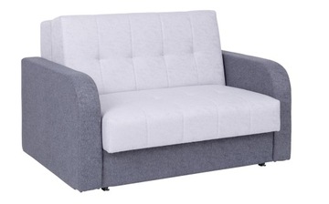 SZARA DWUOSOBOWA SOFA AMERYKANKA 138x112x90 cm