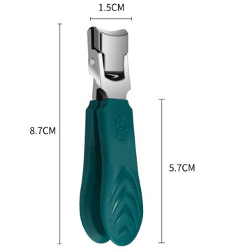 КЛИПСЫ ДЛЯ ТОЛСТЫХ ТВЕРДЫХ НОГТЕЙ, противоскользящие кусачки для ногтей № Cp5.