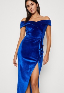 Sukienka balowa WAL G. niebieska 38