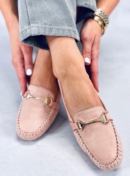 Mokasyny damskie różowe ELIZA PINK 37