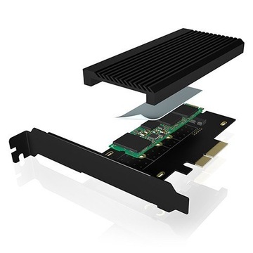 Карта расширения PCIe с M.2 M-Key твердотельного накопителя NVMe