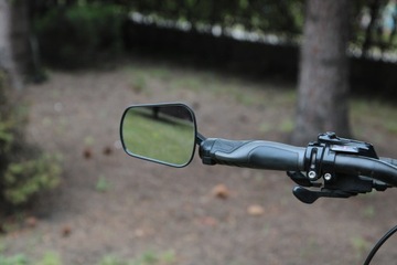 Велосипедное зеркало AJS Plus с рулем, сферическое
