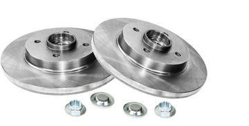 Диски x2 + колодки ЗАДНИЕ CITROEN BERLINGO II C4 PICASSO