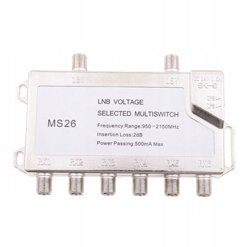 Multiswitch 2x6-drożny Multiswitch 2 wejścia 6