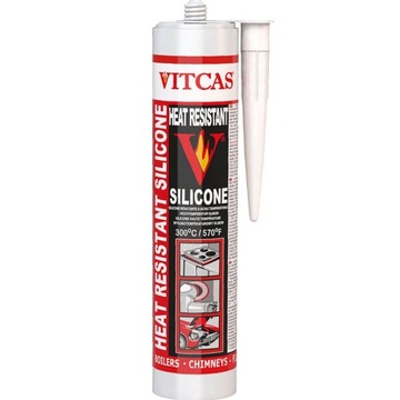 SILIKON WYSOKOTEMPERATUROWY KOLOR CZARNY VITCAS DO 300°C