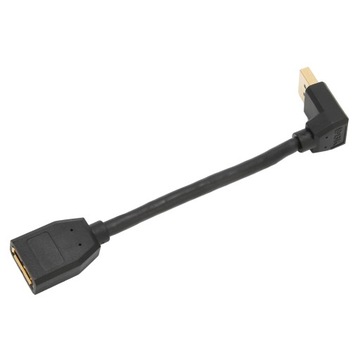 Удлинительный кабель Displayport DP1.4, версия 90 градусов