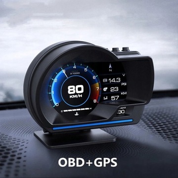 WyśWietlacz Samochodowy HUD Head Up OBD GPS, 4x4/SUV