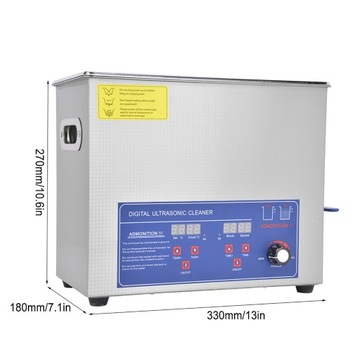 Цифровой ультразвуковой очиститель Industria Power 6L