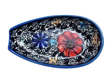 Ceramiczna podstawka na łyżkę Bolesławiec