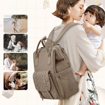 сумка-рюкзак, органайзер для коляски для мамы и папы 3в1