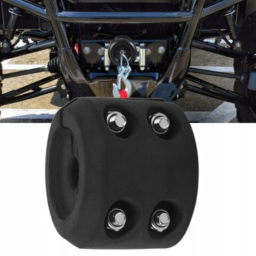 Замок крюка троса лебедки. Резиновая крышка троса.