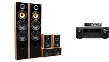 DENON AVR-X2800H DAB + TAGA HARMONY TAV-606v3 oak