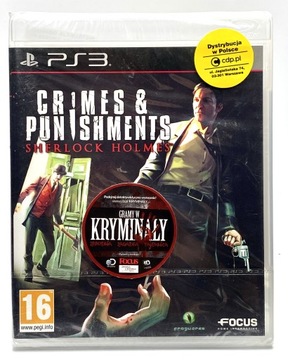 SHERLOCK HOLMES: CRIMES & PUNISHMENTS | NOWA | FOLIA | PS3 | POLSKA OKŁADKA