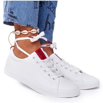 TENISÓWKI TRAMPKI BIG STAR BIAŁE DD274685 37