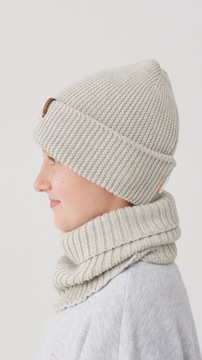 Czapka HARRY - 100% wełna merino - GREY