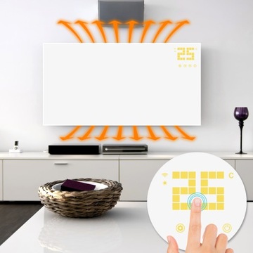 ИНФРАКРАСНЫЙ ИК-ОБОГРЕВАТЕЛЬ ЭЛЕКТРИЧЕСКИЙ ПУЛЬТ ДИСТАНЦИОННОГО УПРАВЛЕНИЯ TUYA WIFI 770 Вт