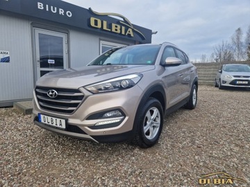 Hyundai Tucson III SUV 1.6 T-GDI 177KM 2015 Hyundai Tucson Led 4x4 Automat Hak Kamera Cofania 1.6 Benzyna 177KM