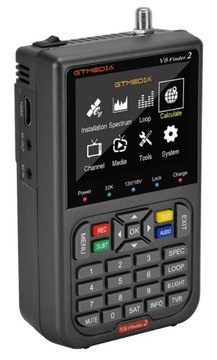 Измеритель спутникового сигнала DVB-S2 HD ЖК-просмотрщик изображений FREESAT V8