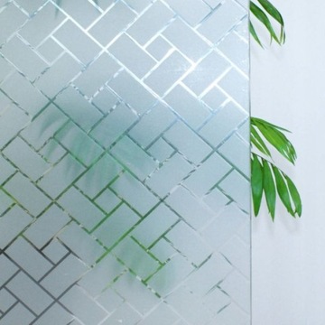 45cm FOLIA STATYCZNA NA SZYBĘ OKNO MLECZNA SZYBA, WITRAŻ, DELIKATNY WZÓR