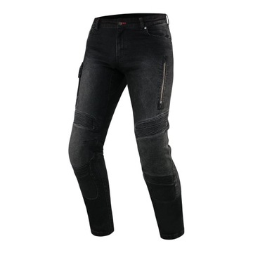 Jeansy REBELHORN VANDAL DENIM BLACK czarny GRATISY