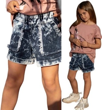 MASHMNIE KRÓTKIE SPODENKI BLUE JEANS r 92 98