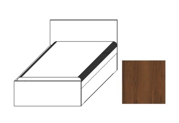 Łóżko VICTORIA LUX 120 rama metal orzech - kolory