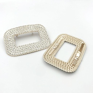 Женские 1 пара хрустальных пряжек для обуви, зажимы для обуви для украшения обуви для свадебной вечеринки