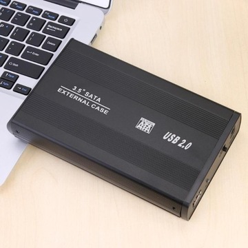 внешний корпус для USB-диска настольного компьютера 3,5 дюйма, алюминий