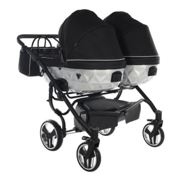 Візок Junama Дзеркальний Satin DUO Slim (2 Вт 1) 01