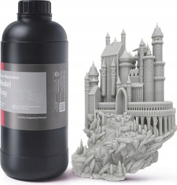 Żywica UV Phrozen Water-Washable Grey Szary 1 L do Drukarki 3D