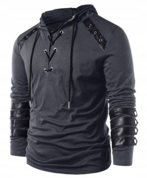 Bluza fantasy Wiedźmin Assassin`s Creed szara 3XL