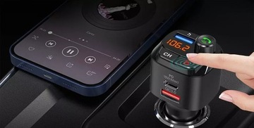 FM-ПЕРЕДАТЧИК АДАПТЕР BLUETOOTH USB SD MP3 QC 3.0
