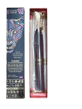 INDYJSKIE KADZIDEŁKA ORGANICZNE GOLOKA DRAGON BLOOD 8 szt. SMOCZA KREW