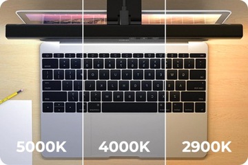 СВЕТОДИОДНАЯ ЛАМПА ДЛЯ МОНИТОРА КОМПЬЮТЕРА, РЕГУЛИРУЕМАЯ НОЧЬ, USB-КЛИП, СЕНСОРНАЯ ПАНЕЛЬ