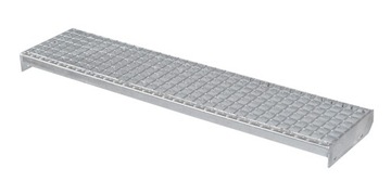 Stopnie WEMA 1200x270 mm | ocynkowane | 40x2 mm | wzmocnione - solidne