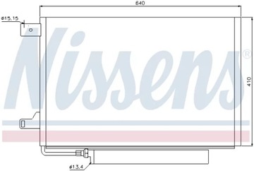 CHLADIČ KLIMA DB TŘÍDA A (W169) 04- /N NISSENS