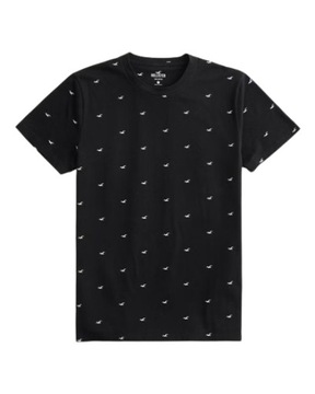 Hollister by Abercrombie - Logo Icon Pattern Crew T-Shirt - M -