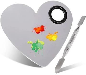 PALETKA DO MIESZANIA KOSMETYKÓW Paleta + radełko