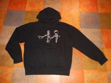 MOCNA BLUZA RETRO L BANKSY STREETART GRAFFITI TRAVOLTA PULP FICTION UNIKAT